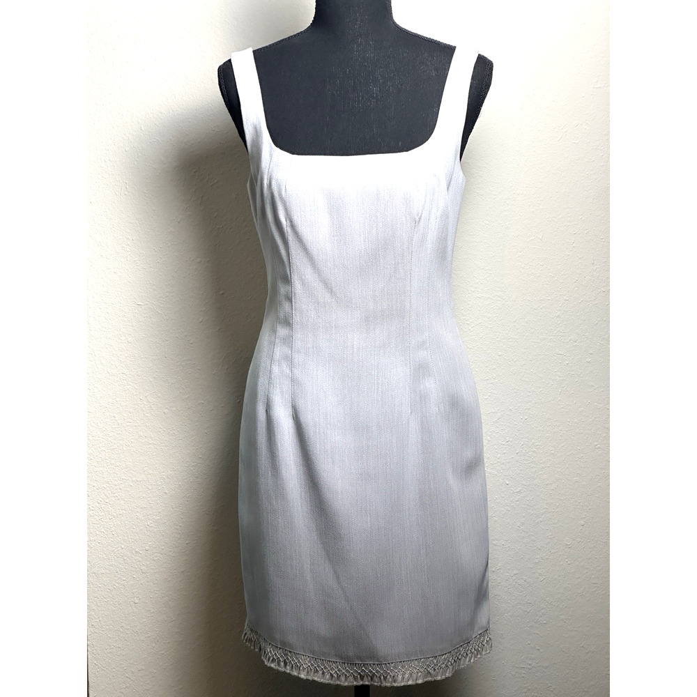 Nanette Lepore Women’s Dress Size‎ 4 Gray Sleeveless Sheath Dress